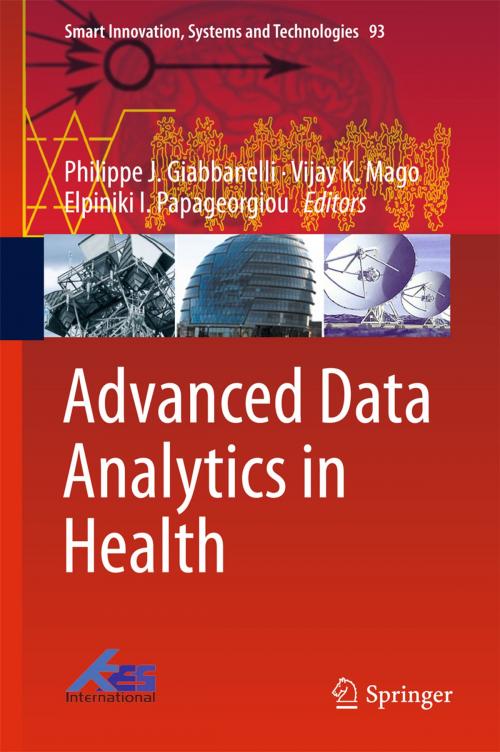 Cover of the book Advanced Data Analytics in Health by , Springer International Publishing