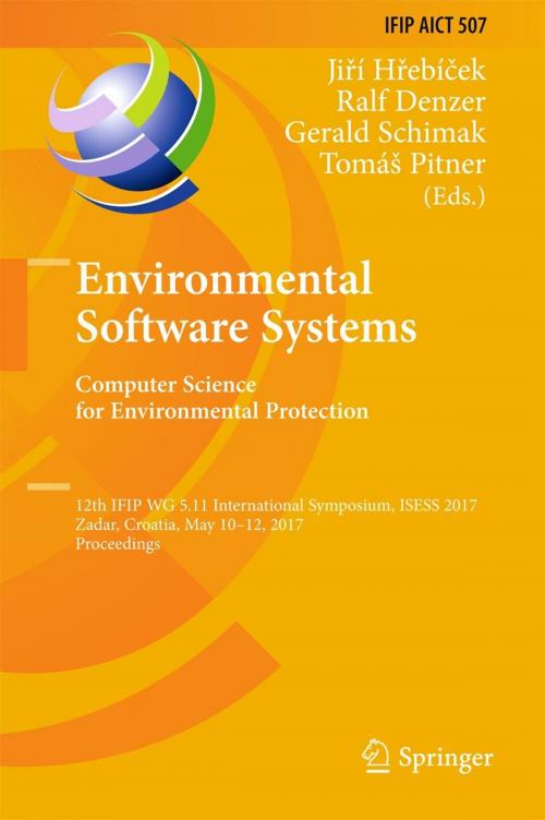 Cover of the book Environmental Software Systems. Computer Science for Environmental Protection by , Springer International Publishing