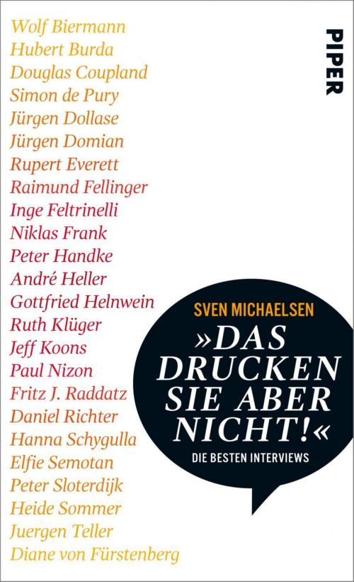 Cover of the book "Das drucken Sie aber nicht!" by Sven Michaelsen, Piper ebooks