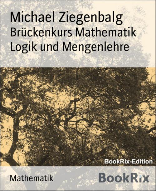 Cover of the book Brückenkurs Mathematik Logik und Mengenlehre by Michael Ziegenbalg, BookRix