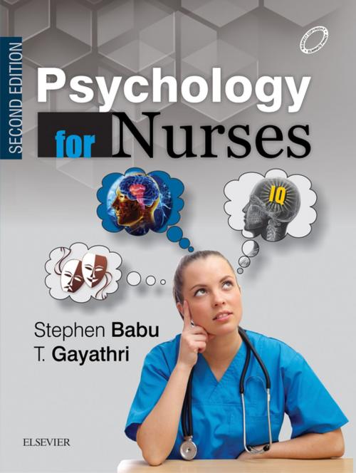 Cover of the book Psychology for Nurses, Second Edition - E-Book by Stephen Babu, Elsevier Health Sciences