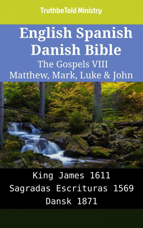 Cover of the book English Spanish Danish Bible - The Gospels VIII - Matthew, Mark, Luke & John by TruthBeTold Ministry, TruthBeTold Ministry
