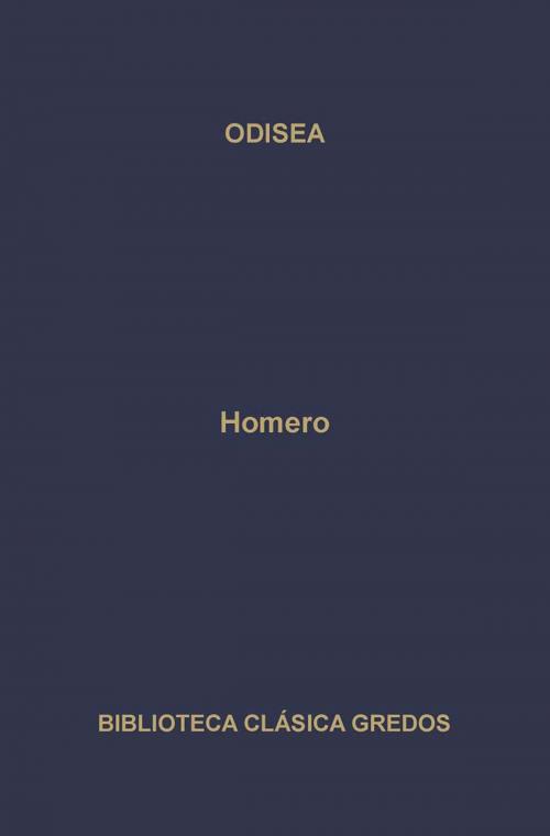 Cover of the book Odisea by Homero, Gredos