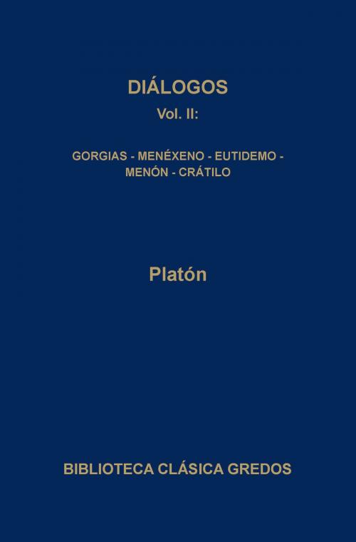 Cover of the book Diálogos II by Platón, Gredos