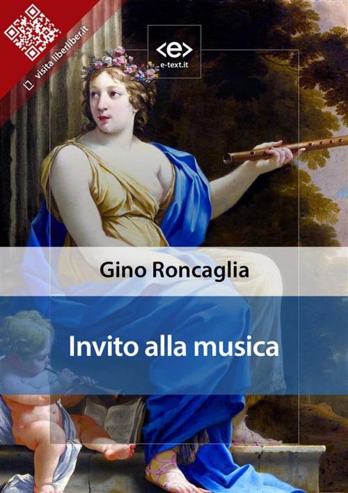Cover of the book Invito alla musica by Gino Roncaglia, E-text