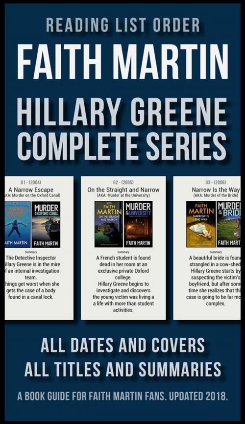 Cover of the book Reading List Order of Faith Martin Hillary Greene Series by Mobile Library, Mobile Library