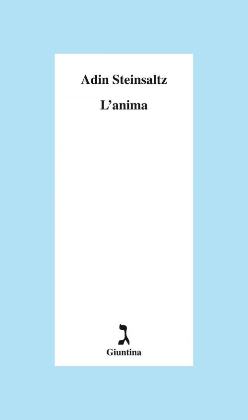 Cover of the book L'anima by Adin Steinsaltz, Giuntina