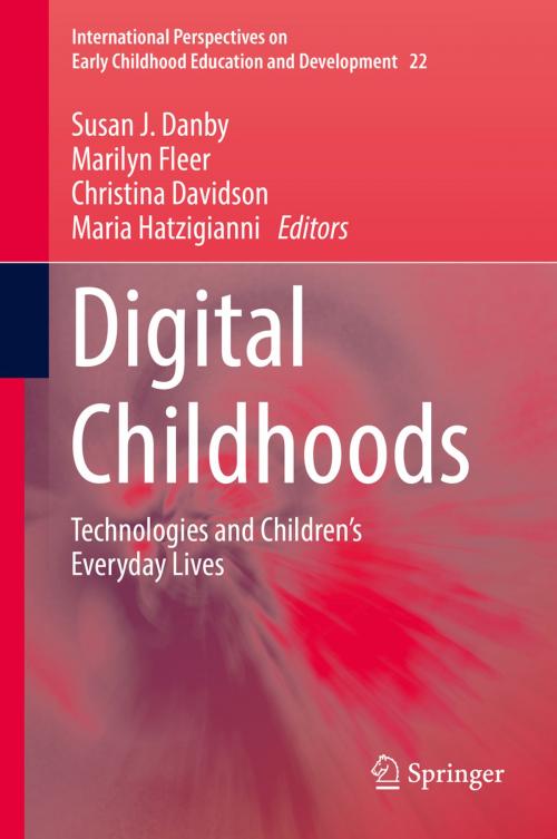 Cover of the book Digital Childhoods by , Springer Singapore