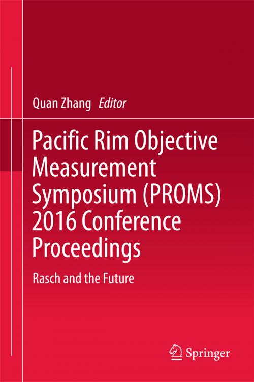 Cover of the book Pacific Rim Objective Measurement Symposium (PROMS) 2016 Conference Proceedings by , Springer Singapore