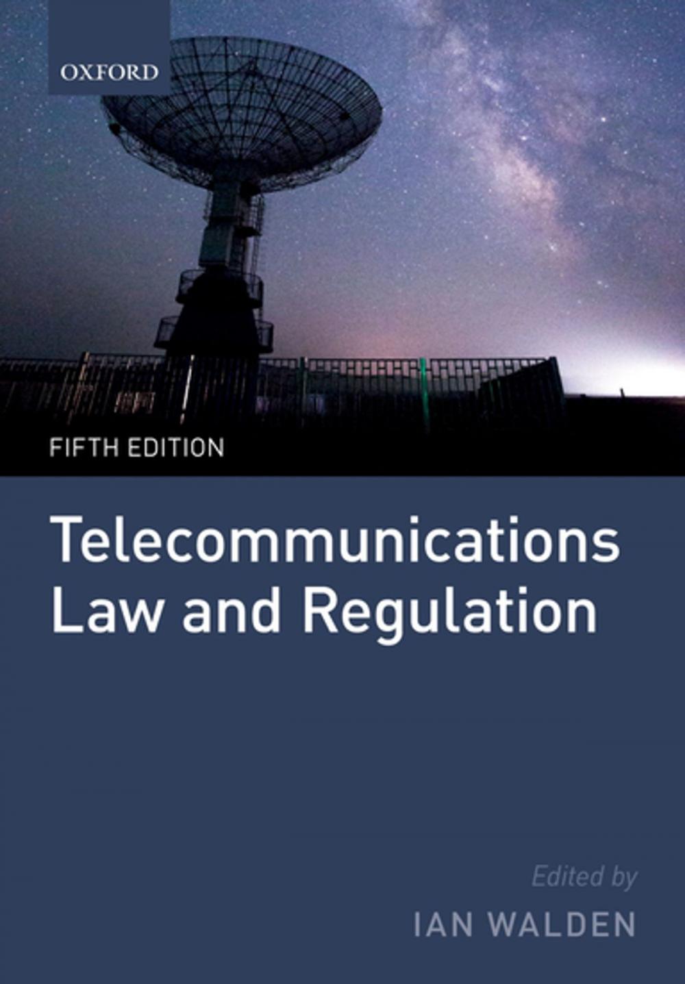 Big bigCover of Telecommunications Law and Regulation