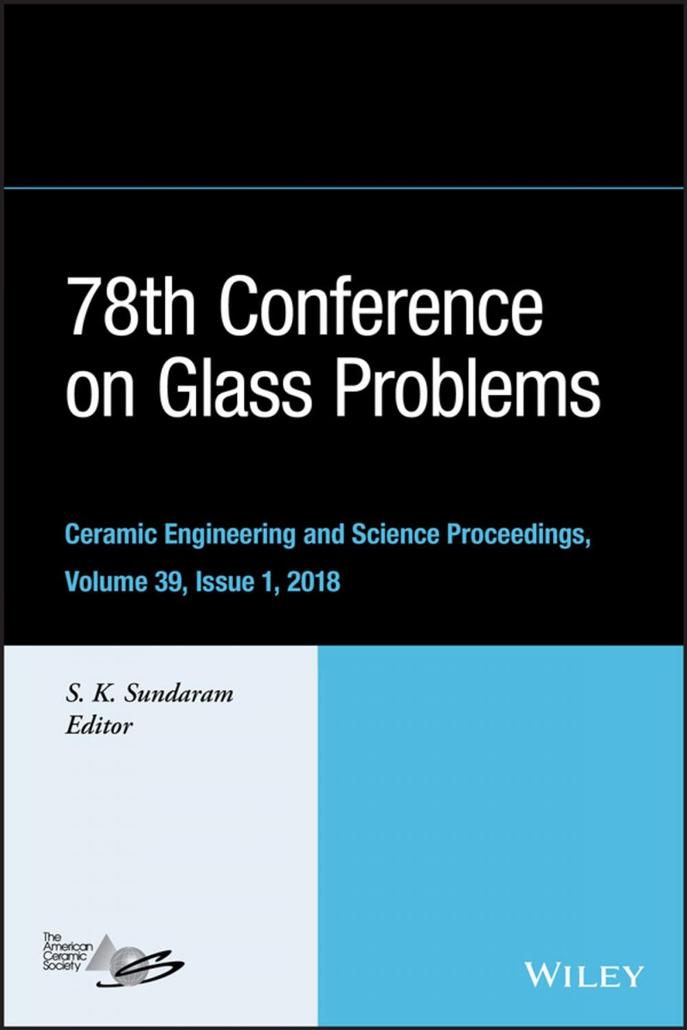 Big bigCover of 78th Conference on Glass Problems