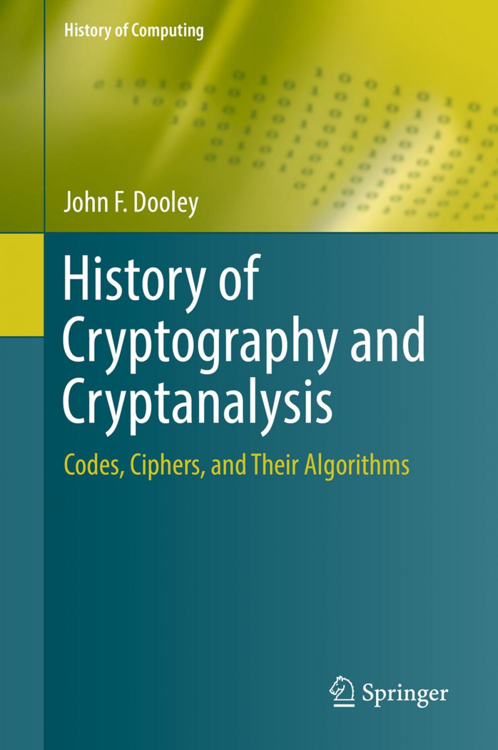 Big bigCover of History of Cryptography and Cryptanalysis