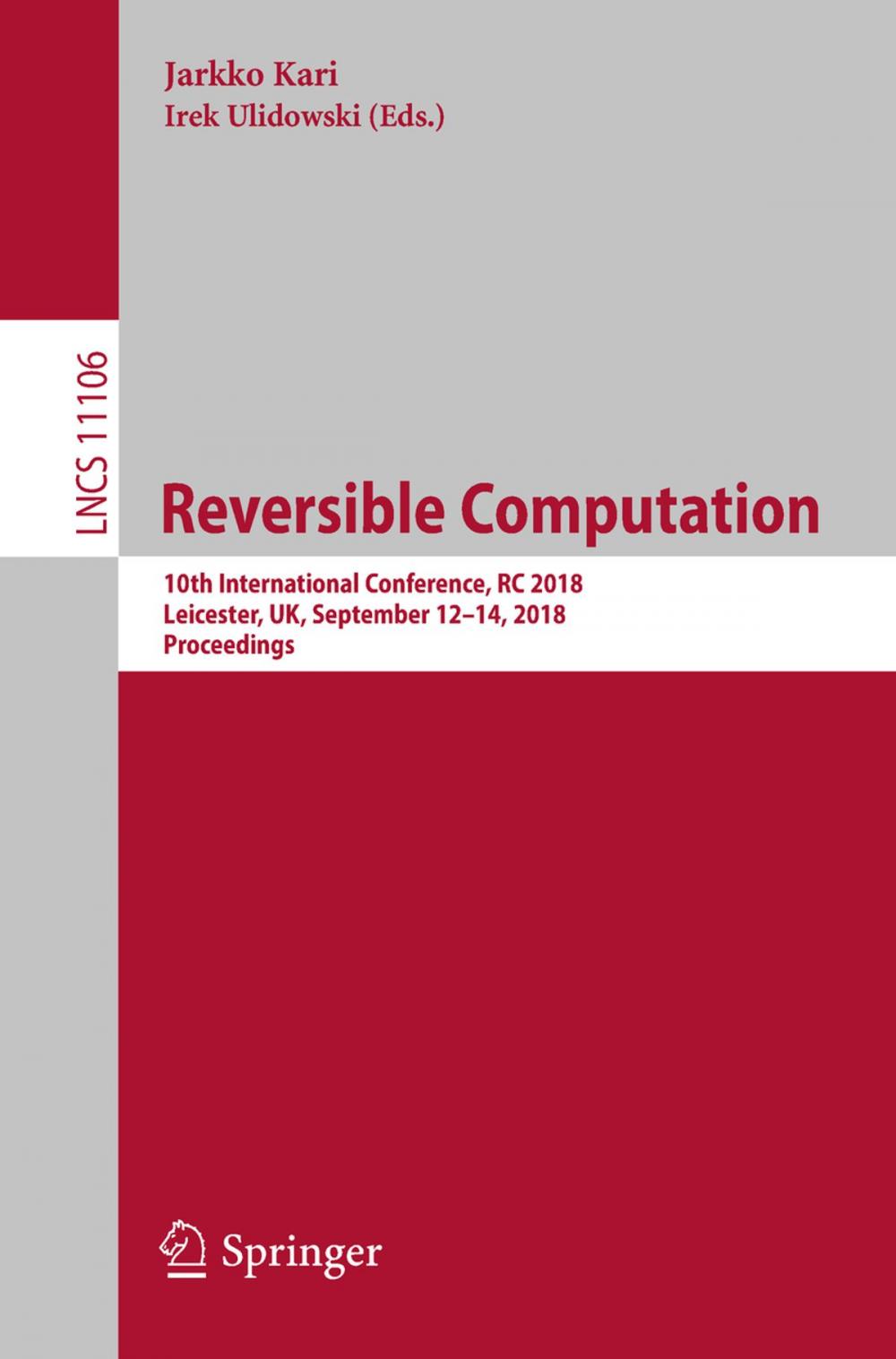Big bigCover of Reversible Computation