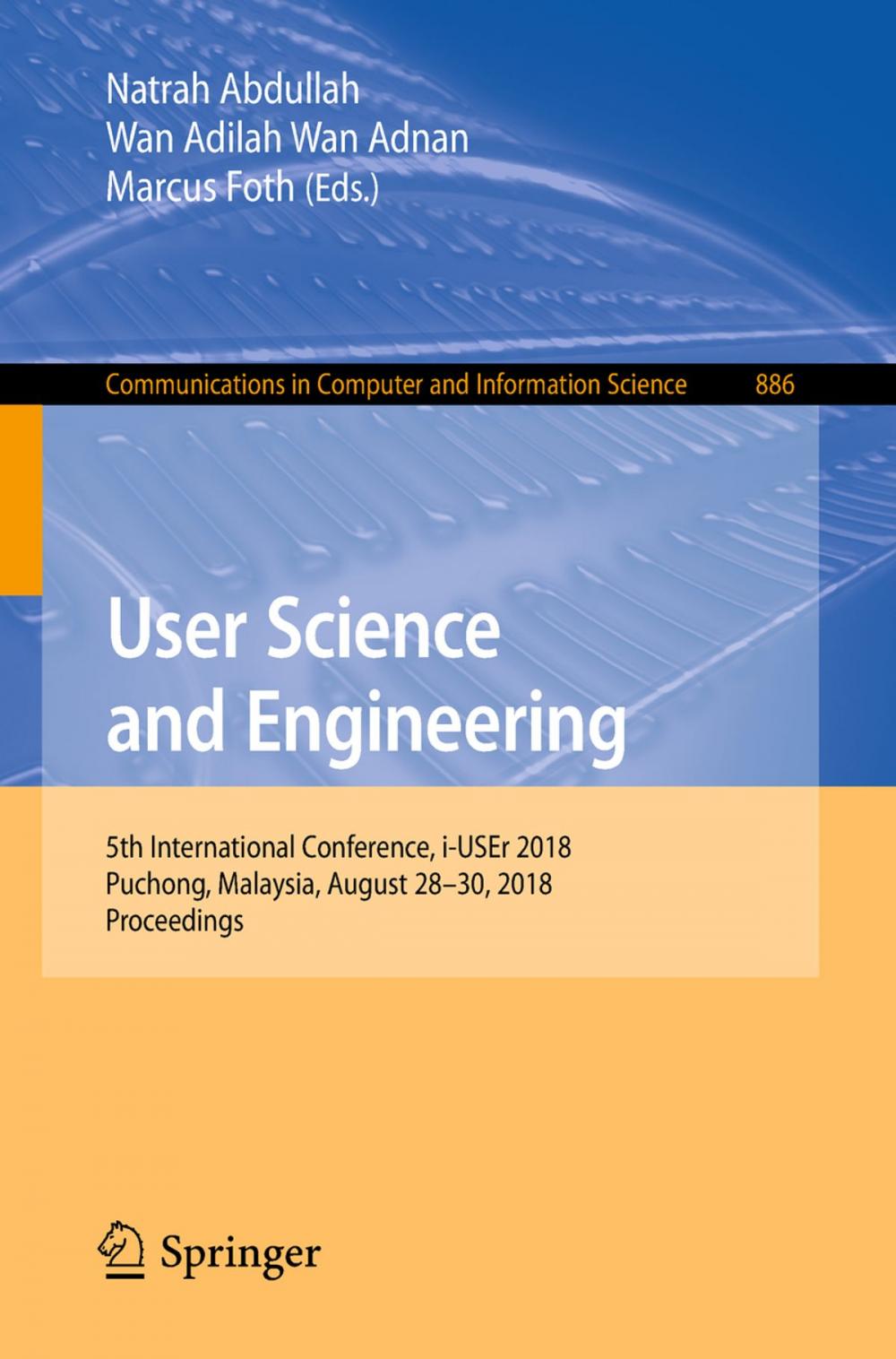 Big bigCover of User Science and Engineering