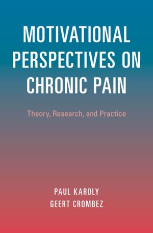 Cover of the book Motivational Perspectives on Chronic Pain by Hannah Weiss Muller