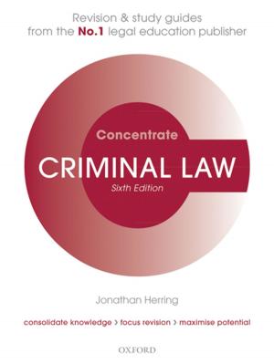 Cover of the book Criminal Law Concentrate by Sarah Harper