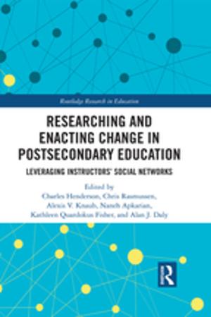 Cover of the book Researching and Enacting Change in Postsecondary Education by Barry W. McCarthy
