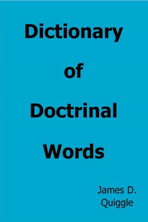 Cover of Dictionary of Doctrinal Words