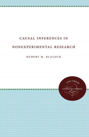 Cover of the book Causal Inferences in Nonexperimental Research by 