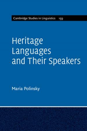 Cover of the book Heritage Languages and their Speakers by Robert Burrell, Allison Coleman