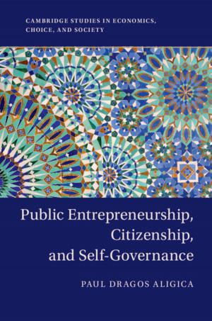 Book cover of Public Entrepreneurship, Citizenship, and Self-Governance