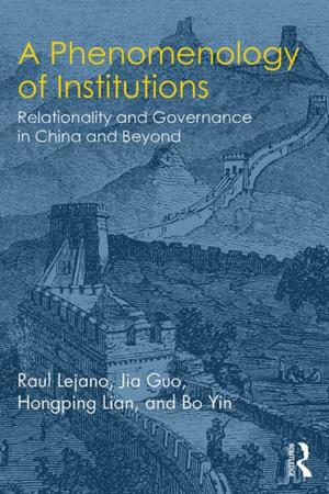 Book cover of A Phenomenology of Institutions