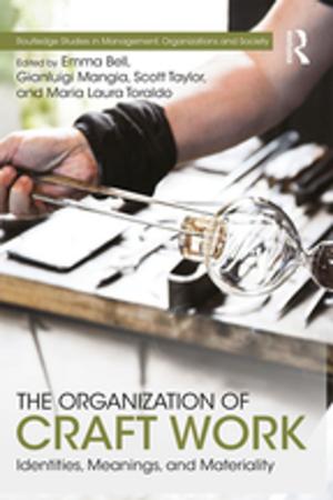 Cover of the book The Organization of Craft Work by Michel Jean