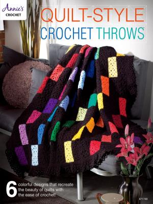 Cover of the book Quilt-Style Crochet Throws by Carolyn Vagts