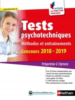 Cover of the book Tests psychotechniques - Méthodes et entraînements - Catégorie B et C - Intégrer la fonction publique - 2018/2019 by Paul Love