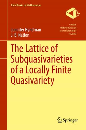 Book cover of The Lattice of Subquasivarieties of a Locally Finite Quasivariety