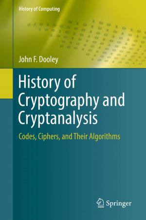 Book cover of History of Cryptography and Cryptanalysis