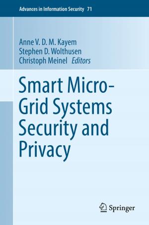 Cover of the book Smart Micro-Grid Systems Security and Privacy by Kristopher Tapp
