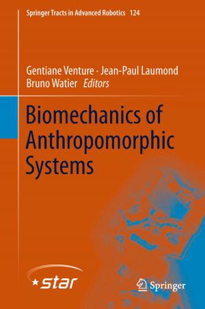 Cover of the book Biomechanics of Anthropomorphic Systems by Jean Guex, Federico Galster, Øyvind Hammer