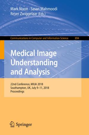 Cover of Medical Image Understanding and Analysis
