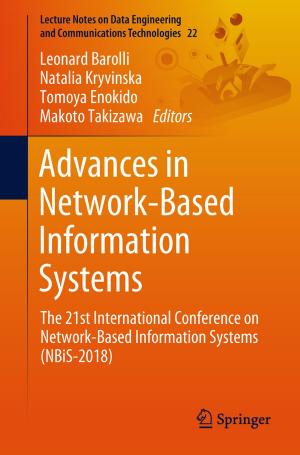 Cover of the book Advances in Network-Based Information Systems by Mgr.Adam Smetana