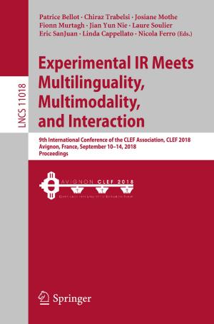 Cover of the book Experimental IR Meets Multilinguality, Multimodality, and Interaction by Xueliang Li, Colton Magnant, Zhongmei Qin