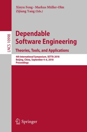Cover of the book Dependable Software Engineering. Theories, Tools, and Applications by Enyinna Nwauche