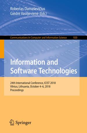 Cover of the book Information and Software Technologies by Yue Kuen Kwok, Wendong Zheng