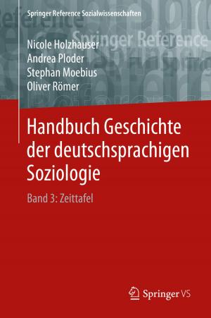 Cover of the book Handbuch Geschichte der deutschsprachigen Soziologie by Beatrice Fabry, Frank Meininger, Karsten Kayser