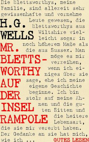 Cover of the book Mr. Blettsworthy auf der Insel Rampole by Andre Sternberg