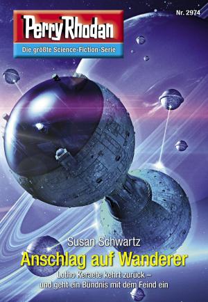 Book cover of Perry Rhodan 2974: Anschlag auf Wanderer