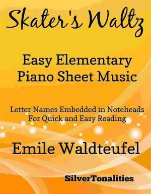Book cover of Skater's Waltz Easy Elementary Piano Sheet Music