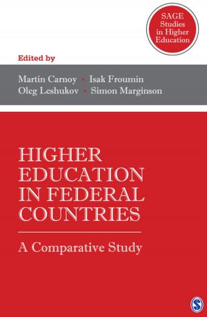 Cover of the book Higher Education in Federal Countries by Professor Derek Layder