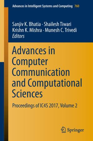 Cover of Advances in Computer Communication and Computational Sciences