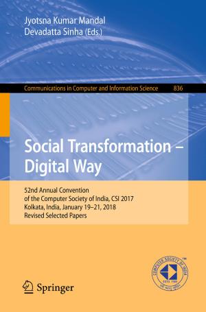 Cover of the book Social Transformation – Digital Way by Limin Jia, Xuelei Meng, Yong Qin