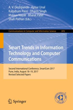 Cover of the book Smart Trends in Information Technology and Computer Communications by Anna G. Shillabeer