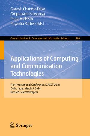 bigCover of the book Applications of Computing and Communication Technologies by 