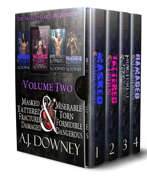 Cover of the book The Sacred Hearts MC Box Set Volume 2 by A.J. Downey, Second Circle Press