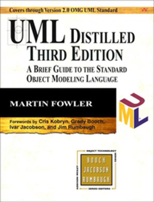 Cover of the book UML Distilled by Martin Fowler, Pearson Education