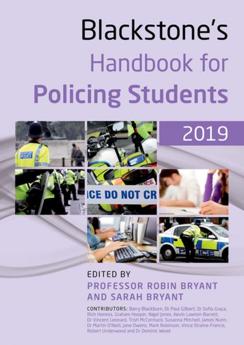 Cover of the book Blackstone's Handbook for Policing Students 2019 by , OUP Oxford